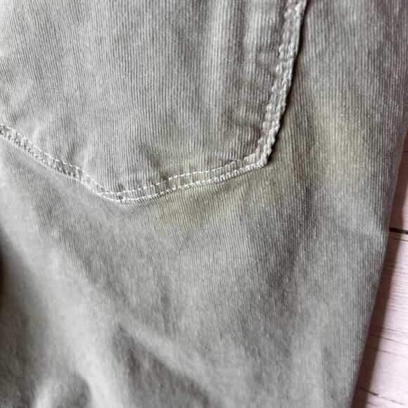 Democracy Pants Womens Size 14 Light Sage Green Corduroy Ab Solution Fall Wear - Picture 13 of 15